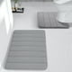 thumbnail image 4 of Xihbxyly Juego de Alfombrillas de Baño de Espuma, Absorción de Agua Suave, Base Antideslizante, Espuma Viscoelástica Cómoda, Decoración Moderna para Baño, Lavable a Máquina, 2 Unidades, 40 X 60 Cm, 4, 4 of 7