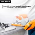 thumbnail image 4 of Parrilla de Gas empotrable Para cocina de 5 quemadores cristal templado 87 cm SUPRA Parrilla 5Q-TM-87 empotrable 87 cm Acero, 4 of 7