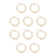 thumbnail image 1 of Tobillera Qarigey Cuentas Redondas Oro Plata, 1 of 4