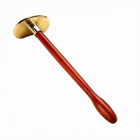 Solace Gua Sha Self Use Long Handle Gua Sha Ergonomic Design Myofascial Release Tool Tool Rosewood Brass L SET