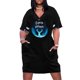thumbnail image 2 of HP design by forceto patronum-vestido holgado con bolsillo para mujer vestidos de ceremonia verano, 2 of 7