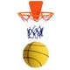 thumbnail image 1 of Baloncesto 21 Cm Tamaño 5 Baloncesto para Jóvenes (amarillo Con Borde), 1 of 9