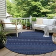 thumbnail image 4 of Chantille ACN527 Navy 8 x 8 Rug, 4 of 5