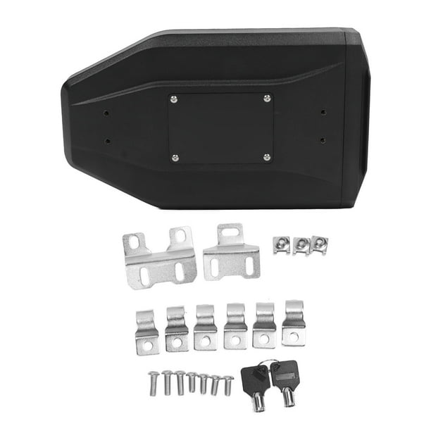 Caja de herramientas para motocicleta Jadeshay A ABS + acero inoxidable Montaje asiento trasero