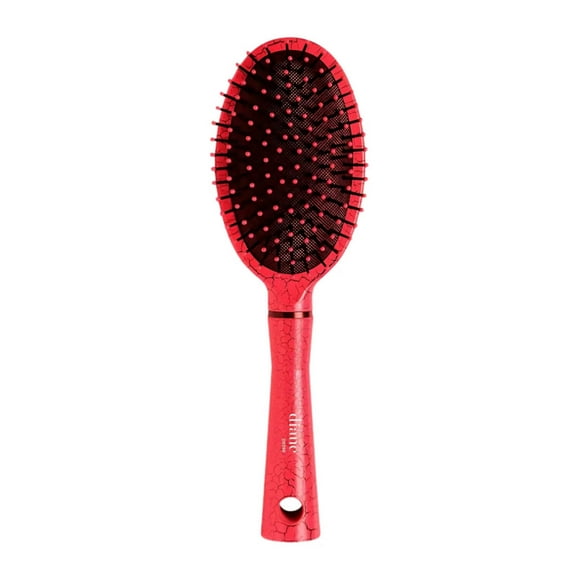 Diane Pink Crackle Oval Paddle Brush