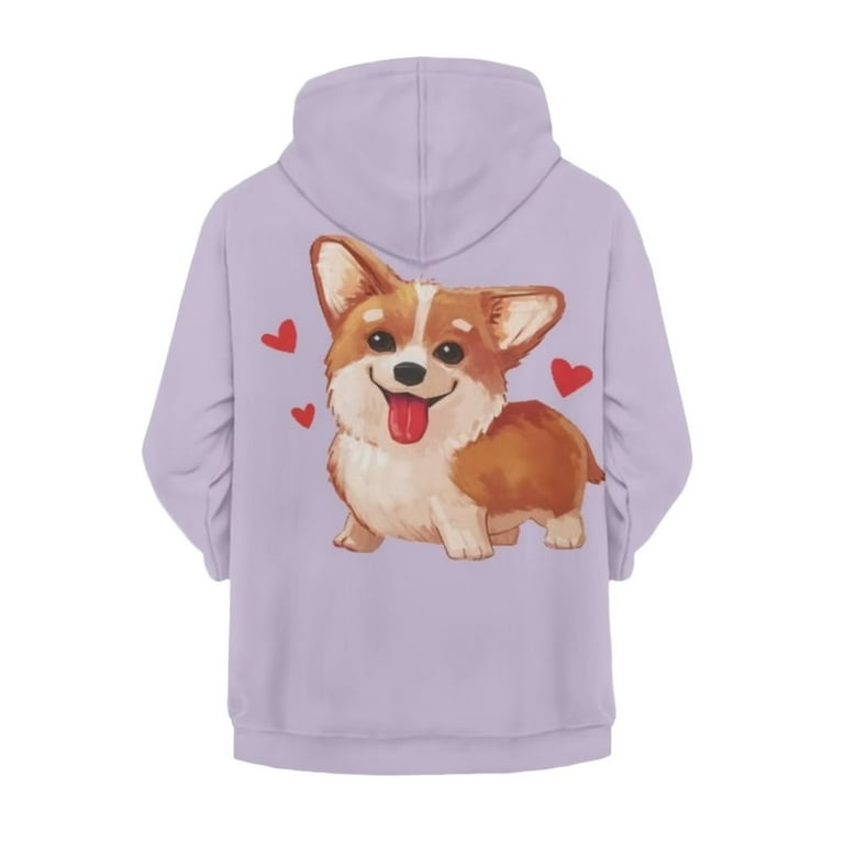 Justice corgi shop sweater
