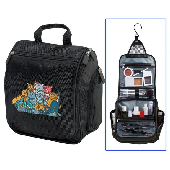 Crazy Cat Toiletry Bag or Cat Shaving Kit