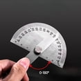 thumbnail image 3 of Goniometer Stainless Steel Protractor Metal Ruler Multi Angle Measuring Ruler Carpentry Tool Angle ,High Precision, 3 of 6