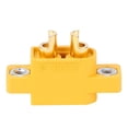 thumbnail image 2 of Mgaxyff 10Pcs Male Plug Connector XT60E1-M Mountable Brass Gold Plated Heat Resistant Nylon Shell Wire Connector,XT60E1-M Connector,Mountable XT60E-M Plug Connector, 2 of 8