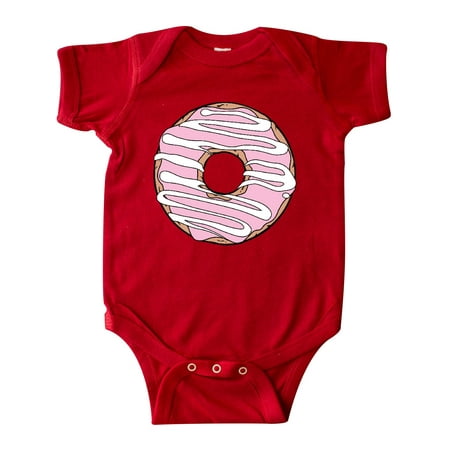 

Inktastic Pink Donut Donut Frosting Donut Icing Glaze Gift Baby Boy or Baby Girl Bodysuit