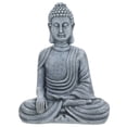 thumbnail image 1 of Aquarium Statue en Résine Bouddha Assis Style Zen Ornement Artware en Résine, 1 of 8