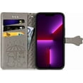 thumbnail image 6 of for Apple iPhone 13 (6.1 Inch) Cartoon Cute Wallet Case,Cat Dog Style Flip Phone Cover with ID Card Holder PU Leather Cases for Apple iPhone 13 MG Grey, 6 of 14