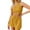 Yellow, variant on Cathalem Women's 2 Piece Set One Shoulder Gathered Crop Top Shorts Beach Two Piece Set Black L