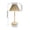 White, variant on Vintage Rattan LED Table Lamp, Rechargeable Touch Dimmable Bedside Lamp with Scalloped Woven Shade for Bedroom Living Room Patio, Warm Ambient Lighting for Home Decor