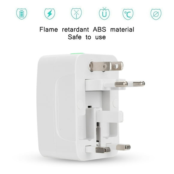 Universal Travel Adapter International Power Adapter Wall Converter Plug All In One For US/EU/UK/AU/Asia