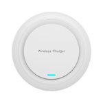 15W Chargeur sans fil rond intelligent et sûr pour les appareils mobiles