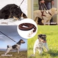 thumbnail image 3 of Leather Braided Dog Leash For Medium/Small Dogs Behavioral Training Guide Leash 1.5m/2m/3m Long Waterproof, 3 of 5