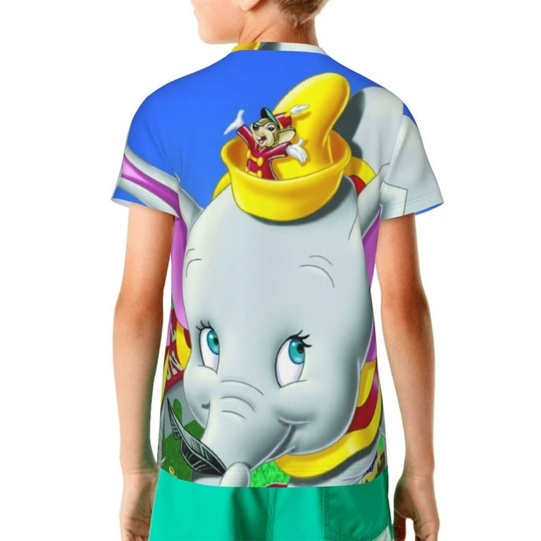 Dumbo Boys Girls Teens T Shirt Graphic Print Casual Short Sleeve
