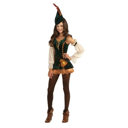 Tween Girl Forest Bandit Robin Rood Costume Rubies