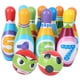 thumbnail image 3 of Juego de Bola de bolos portátil de PU de 1 a 10 números, juguete cognitivo interactivo para interiores para padres e hijos, 3 of 8