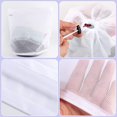 thumbnail image 4 of 2 redes de lavandería con cordón, bolsa de lavandería de malla fina reutilizable para lavadora, camisas, ropa interior, calcetines, sujetadores (30 x 40 cm) Sincero Electrónica, 4 of 5