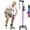 Purple, variant on HEALTHBAZAAR Quad Cane Walking Cane for Women & Men for Balance Stability Adjustable Lightweight Walking Stick Black