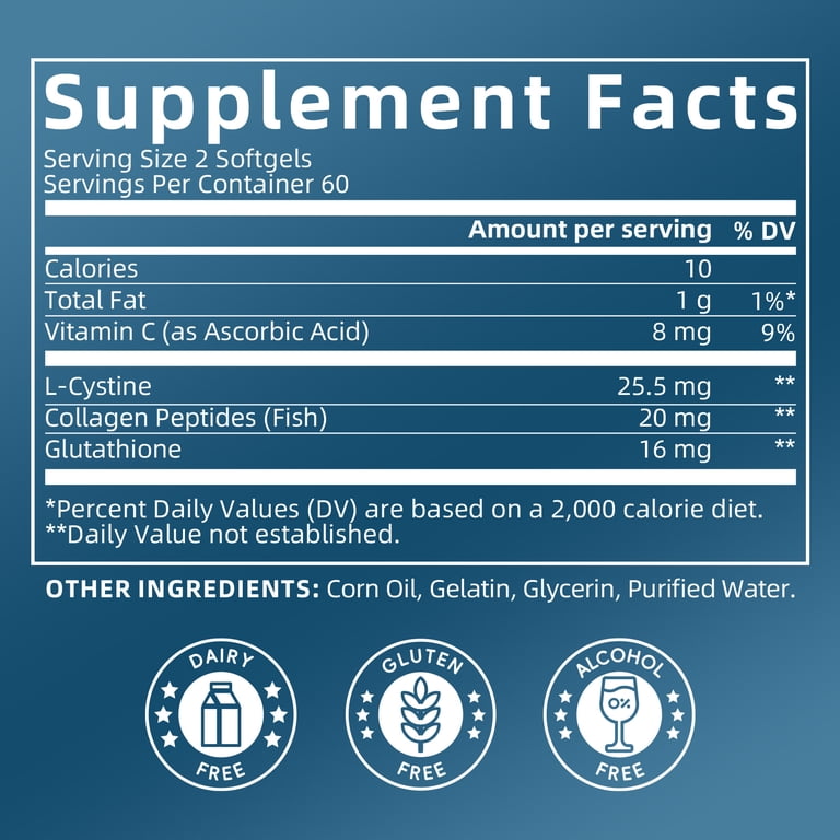 GPGP Greenpeople Collagen Peptides Capsules - Hydrolyzed Collagen Supplements for Women or Men