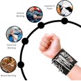 thumbnail image 5 of Magnetic Tool Belt, Magnetic Wristband for Fixing Screws - with Strong Magnets, Made of Magnetic Polyester with Lightweight Strong Magnets, Perfect Birthday Gift for Men (Blue), 5 of 6