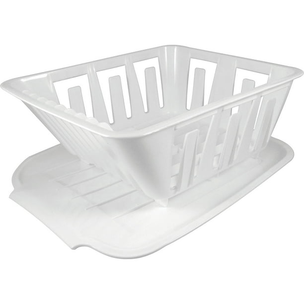 Valterra A77001 Mini Dish Drainer and Mat White