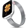 thumbnail image 5 of Original Slim Milanese Loop Compatible with Apple Watch Band for Women 38mm 40mm 41mm 42mm 44mm 45mm 46mm 49mm, Stainless Steel Magnetic Mesh Strap for iWatch Series 11 10 9 8 7 6 5 4,SE 3 2 Ultra3 2, 5 of 9