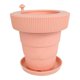thumbnail image 1 of Macetas suculentas Zulema s de jardín al aire libre Tpr ajuste de de agua para decoración de balcón Rosa, 1 of 7
