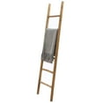 thumbnail image 5 of LuxenHome Rustic 6ft Decorative Blanket Ladder, 5 of 9