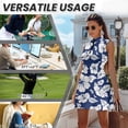 thumbnail image 6 of KUIFORTI Blue Hibiscus Matching Golf Shirts for Couple Fit Plain Funny Couple Golf Shirts Woman Golf Clothing Set Breathable Fabric for Golf,Tennis,Hiking,Running,Gym Breathable Fabric, 6 of 7
