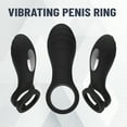 thumbnail image 4 of Obgado Vibrating Penis Ring Vibrator with Remote Control, Rechargeable Silicone Penis Rings with 10 Intense Vibration Modes, Adult Sex Toys Clitoral Massager for Male, 4 of 6