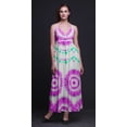 thumbnail image 5 of Bimba Robe Longue d'Été Sans Manches à Imprimé Teinture sur Nœuds Décontractée Maxi de Plage pour Femmes-TTTG, 5 of 5