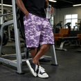 thumbnail image 5 of Cargo Shorts for Men Drawstring Elastic Waist Camouflage Shorts Summer Loose Causal Shorts with Multi-Pockets, 3XL, 5 of 6