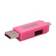thumbnail image 2 of Lector de tarjetas Micro USB TF Adaptador OTG USB2.0 Hub Connector para PC (Rosa), 2 of 5