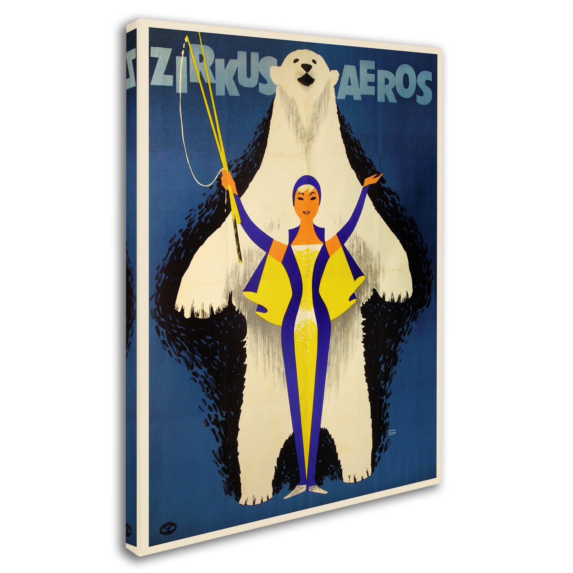 Trademark Fine Art 'Aero Circus' Canvas Art by Vintage Apple Collection
