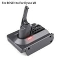 thumbnail image 1 of Adapter for Bos*ch 18V Li-ion Battery BAT618G BAT609 Convert To for Dyson V8 Battery for V8 Animal Vacuum, 1 of 9