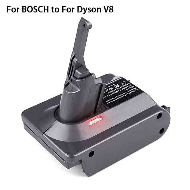 Adapter for Bos*ch 18V Li-ion Battery BAT618G BAT609 Convert To for Dyson V8 Battery for V8 Animal Vacuum