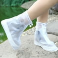 thumbnail image 2 of CSChome Couvre-Chaussures Imperméables Réutilisables Pliables Couvre-Chaussures Imperméables Longueur Complète Fermeture Éclair Antidérapants, 2 of 5