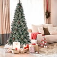 thumbnail image 7 of SUGIFT 6.5ft Pre-Lit Christmas Tree, Hinged Artificial Tree with 200 Lights, 7 of 7