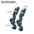 thumbnail image 2 of Fuzoiu Friendly Smiling Sharks Print Adult Stockings,Crew Socks,Unisex Fashion Socks, Casual Sports Socks,Comfortable Crew Socks for Everyday Wear and Sports, 2 of 6