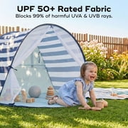 Babymoov Kid's UV Resistant Portable Pop-Up Play Tent, Dark Blue