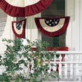 thumbnail image 4 of Bunting Embroidery American Independence Day Half-round Flag, 4 of 6