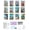 Sea Echo & Dream Journey, variant on Minigem Diamond Painting Kits Mini Diamond Art Kits, 10Pcs Small Diamond Art Kits for Adults 3-Hour Painting, Postcard-Style Resin Square Drill Diamond Painting Kits 5x7 Inch (Fruit)