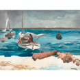 thumbnail image 3 of Homer, Winslow 18x15 Black Modern Framed Museum Art Print Titled - Nassau, 3 of 5