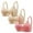 Beige+Beige+Pink, variant on Hjlmsx Womens Plus Size Push Up Bra Full Coverage Everyday Bras No Underwire Cotton Mesh Bras