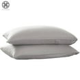 thumbnail image 5 of Luxtrada Set of 2 Premium 1800 Ultra-Soft Polyester Pillowcase Set with Envelope Closure Pillow Cover for Home Bedroom Hotel Travel (King Size,Gray), 5 of 11