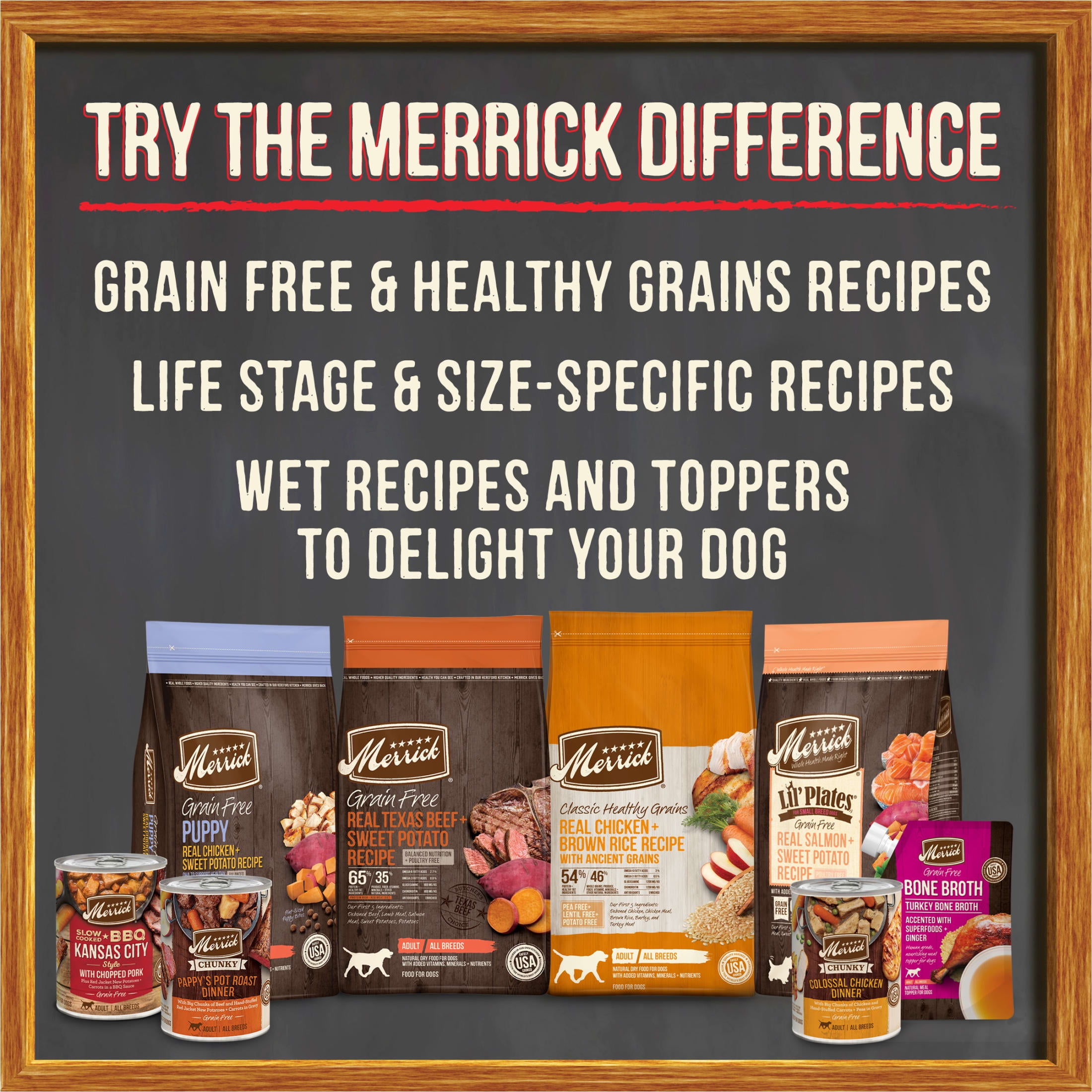 Merrick Wingaling Chicken Gravy Wet Dog Food, Grain Free, 12.7 oz Can